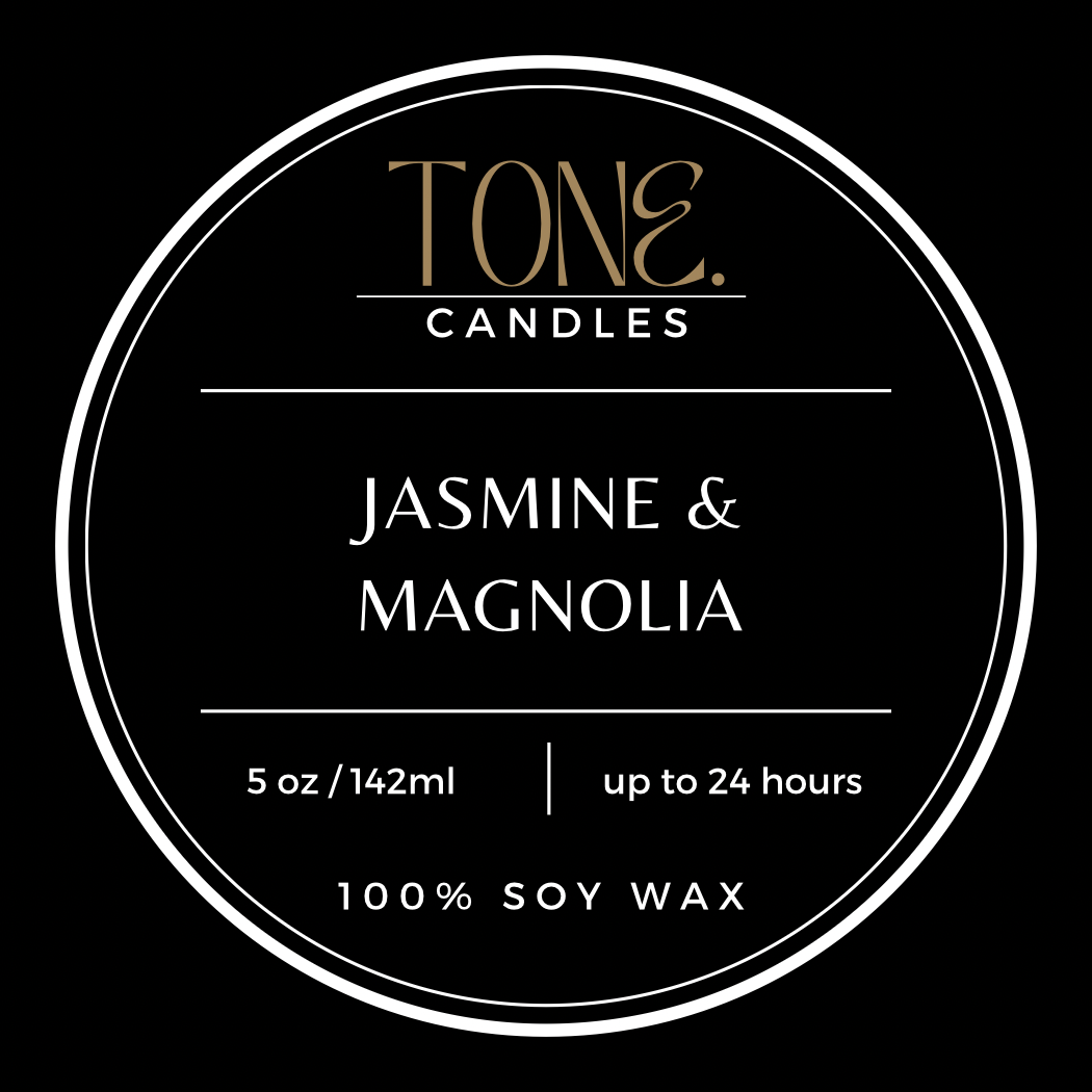 Jasmine & Magnolia Single Wick Candle