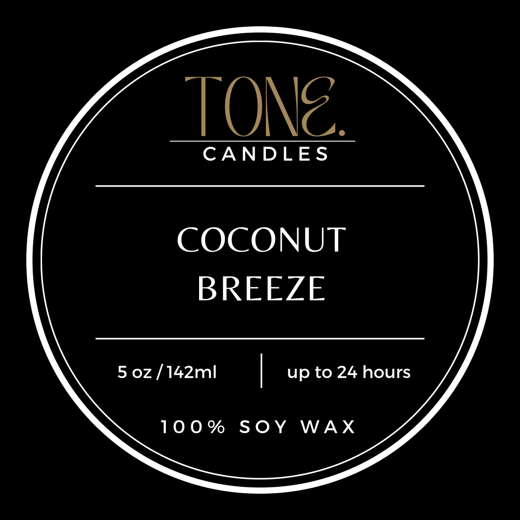 Coconut Breeze Single Wick Candle